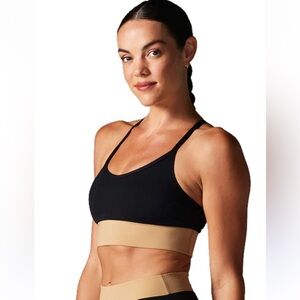 Tavi Noir Black and Tan Sports Bra